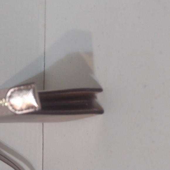 Kate Spade metallic light pink Continental three pocket wallet wristlet clutch - Picture 15 of 16